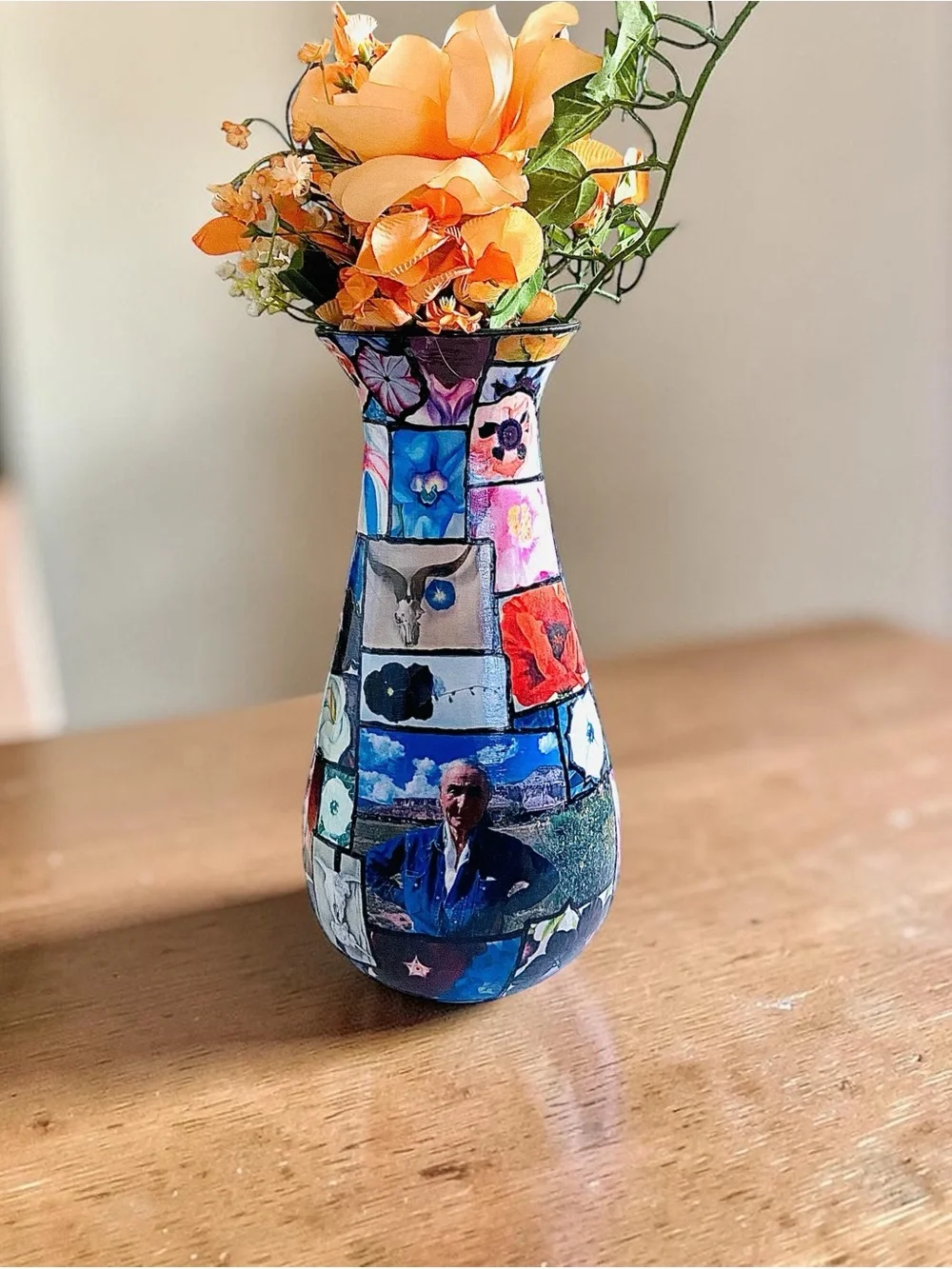 Decorative Multicolor Mosaic Ceramic Vase - Brand